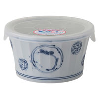 西海陶器 波佐見焼 藍染丸紋 ノンラップ鉢 小 1箱(5個入) 74197（直送品）