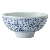 西海陶器 波佐見焼 藍染唐草 持易飯碗 1箱(5個入) 74202（直送品）