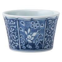 西海陶器 波佐見焼 兎濃唐草 ボウル ミニ 1箱(5個入) 74195（直送品）