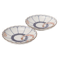 西海陶器 染錦輪つなぎ 菊型組大皿 31112 1セット（直送品）