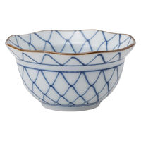 西海陶器 美濃焼 網絵 八角珍味 1箱(10個入) 74156（直送品）