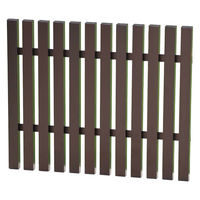 (株)TOKO 後付けフェンスA01型幅96.7cm高さ100cm(ダーク) GFATO096100BD 1S(1S)（直送品）