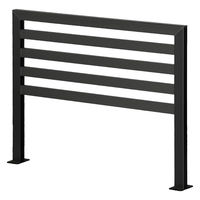 (株)TOKO コーナーガードワイドボーダータイプ(ブラック) GFGUA03KC 1S(1S)（直送品）