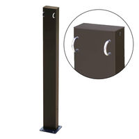 (株)TOKO コーナーポールチェーン受けあり(ダーク) GFPOL01BD 1S(1S)（直送品）