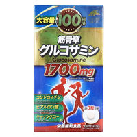 ユニマットリケン 大容量100日分 筋骨草グルコサミン1700mg 800粒入 4903361672090 1箱（直送品）