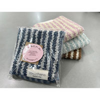 日繊商工 ほんの気持ちですのタグ付きハンカチ:ストライプ(色込) 484003-kimoti-tag-10 1箱(10枚入)（直送品）