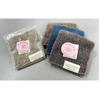 日繊商工 ほんの気持ちですのタグ付きハンカチ:メランジ柄(色込) 484015-kimoti-tag-10 1箱(10枚入)（直送品）