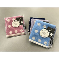 日繊商工 お世話になりましたのタグ付きハンカチ:水玉(柄込) fudot-osewa-tag-50 1箱(50枚入)（直送品）