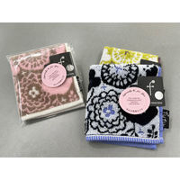 日繊商工 ほんの気持ちですのタグ付きハンカチ:fufu花柄(柄込) fuhana-kimoti-tag-90 1箱(90枚入)（直送品）