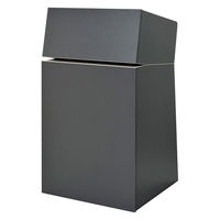 【車上渡し】アール・エフ・ヤマカワ シェル 演説台 2ヶ口コンセント付き 幅600×奥行570×高さ1097ｍｍ グレー 1台（直送品）