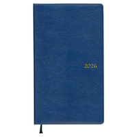 ダイゴー 【2026年4月版】手帳サイズ 月間ブロック 薄型 日曜始まり ブルー E1162 1冊（直送品）