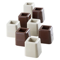 スマイルキッズ テーブルの高さをあげる足 ブラウン AKO-08BR 1個（直送品）