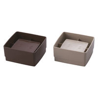 スマイルキッズ ソファーの高さをあげる足ブラウン AKO-11BR 1個（直送品）