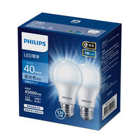 Philips LED電球 E26 広配光タイプ 40W相当 LDA4D-G/E/K/2P 1箱(2個)（直送品）