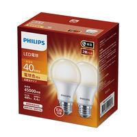 Philips LED電球 E26 広配光タイプ 40W相当 LDA4L-G/E/K/2P 1箱(2個)（直送品）