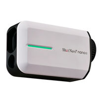 Shotnavi(ショットナビ) ゴルフ用レーザー距離計 nanoプラス ホワイト nanoプラスW 1台（直送品）