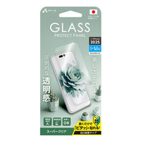 エアージェイ iPhone17 Pro用スーパークリア 液晶保護ガラス VGN-P25P-CL 1枚（直送品）