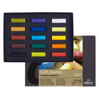 ターレンスジャパン レンブラントソフトパステルハーフスティック15色セット 473431 1個（直送品）