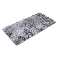 武田コーポレーション ラビットファー調エレガント敷パッドGYシングル TMW-RF1020GY 1箱(8個入)（直送品）