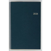 高橋書店 【2026年4月版】ビジネス手帳[小型版]3 手帳判 見開き1週間 月曜始まり ネイビー 847 1冊（直送品）