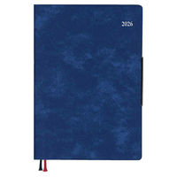 ダイゴー 【2026年4月版】デスクサイズ B6 1週間+横罫 月曜始まり インディゴ E8838 1冊（直送品）