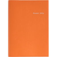 高橋書店 【2026年4月版】デスクダイアリーカジュアル4 A5 片側1週間+ノート 月曜 オレンジ 964 1冊（直送品）