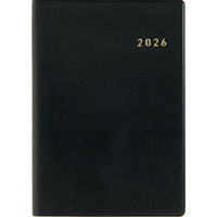 高橋書店 【2026年4月版】ニューダイアリー A5 片側1週間+ノート 月曜始まり 黒 926 1冊（直送品）