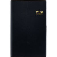 高橋書店 【2026年4月版】ビジネス手帳 手帳判 片側1週間+ノート 月曜始まり 黒 800 1冊（直送品）