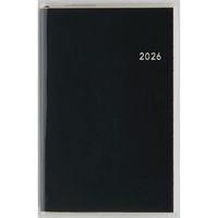高橋書店 【2026年4月版】ビジネス手帳[小型版]6 手帳判 見開き1週間 月曜始まり 黒 843 1冊（直送品）