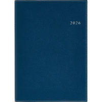 高橋書店 【2026年4月版】デスクダイアリー A5 片側1週間+ノート 月曜始まり 紺 915 1冊（直送品）