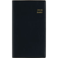 高橋書店 【2026年4月版】ニューダイアリーミニ1 手帳判 片側1週間+ノート 月曜始 黒 833 1冊（直送品）