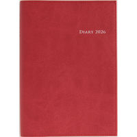 高橋書店 【2026年4月版】デスクダイアリーカジュアル2 A5 見開き1週間 月曜始まり レッド 962 1冊（直送品）