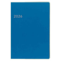 ダイゴー 【2026年4月版】ノートタイプ A5対応 月間 薄型 月曜始まり カバー付き ブルー E9333 1冊（直送品）