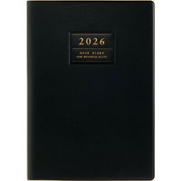 高橋書店 【2026年4月版】デスクダイアリー A5 見開き1週間 月曜始まり 黒 910 1冊（直送品）