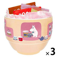 お菓子詰め合わせ カジュアルギフト ムーミン セラミックボウル 1セット（1個×3）