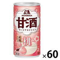 森永 甘酒 桃 185g 1セット（60缶）