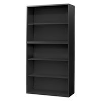 Netforce イーセンブリー オープン書庫1台+オープン書庫1台 2段×3段 幅880mm スチール ブラック 1セット（直送品）