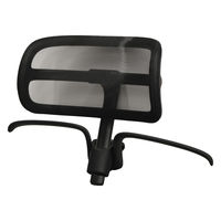 Netforce シースルーチェア ヘッドレスト ハンガー チェア オフィスチェア ブラック 1個（直送品）