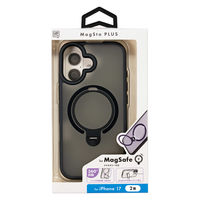 サンクレスト マグスタプラスケース iPhone17(2眼)対応 ブラック i39FiJS02 1個（直送品）