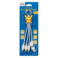 サンクレスト ポケットモンスター マルチケーブル2 ピカチュウ CB-PM05 1個（直送品）