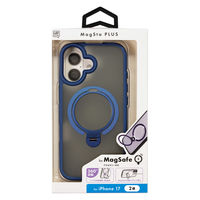 サンクレスト マグスタプラスケース iPhone17(2眼)対応 ネイビー i39FiJS03 1個（直送品）