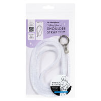 サンクレスト ラインストーンinショルダーストラップ ホワイト iSB-RS01 1個（直送品）