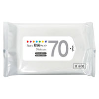 ニーズ 7days 除菌ウェット ノンアルコール配合 大容量 70枚 NZW1122 1箱(30個入)（直送品）