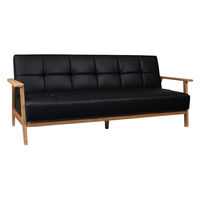 タマリビング シンパ ソファベッド 幅1960mm ブラック 1台（直送品）