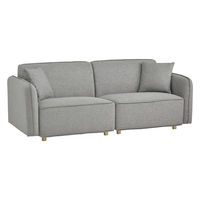 タマリビング クレール ソファ 3人掛 幅1970mm グレー 1台（直送品）