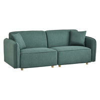 タマリビング クレール ソファ 3人掛 幅1970mm グリーン 1台（直送品）