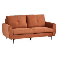 タマリビング リアン ソファ 3人掛 幅1700mm オレンジ 1台（直送品）