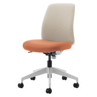 コクヨ　オプティ　ロータイプ　E1　ホワイトブラウン×ペールテラコッタ C02-W102CU-E10YM12 1脚