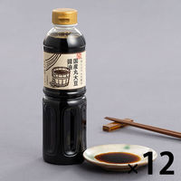 木桶仕込み 天然醸造 国産丸大豆醤油500ml 1セット（1本×12）(国産大豆・国産小麦使用) アスクル・ロハコ限定 しょうゆ オリジナル