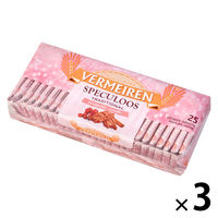 ビスケット 輸入菓子 個包装 お配り菓子 カラメルビスケット　クランベリー＆チェリー25P 1セット（1袋×3）